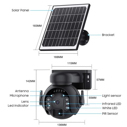 solar camera sencor